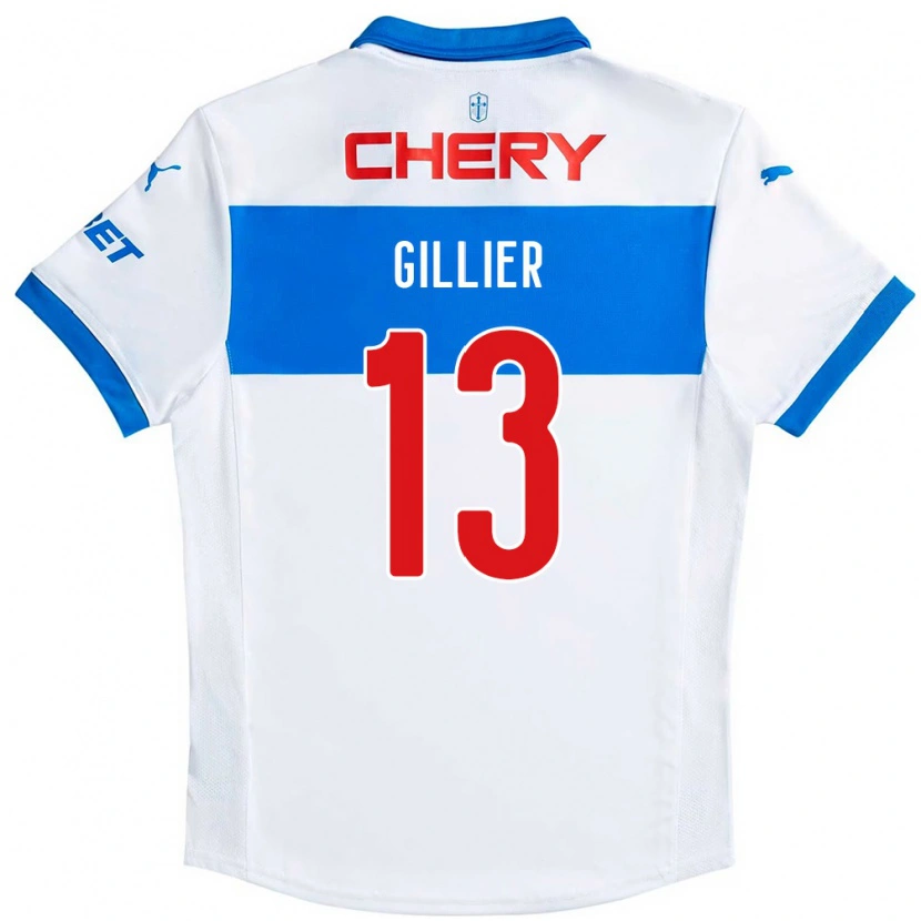Danxen Herren Thomas Gillier #13 Königsblau Weiß Heimtrikot Trikot 2025/26 T-Shirt Schweiz