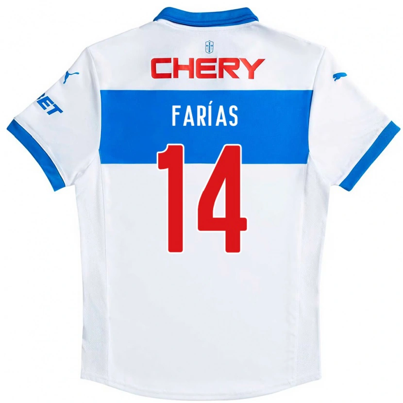 Danxen Herren Agustín Farías #14 Königsblau Weiß Heimtrikot Trikot 2025/26 T-Shirt Schweiz