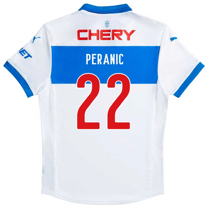 Danxen Herren Nicolás Peranic #22 Königsblau Weiß Heimtrikot Trikot 2025/26 T-Shirt Schweiz
