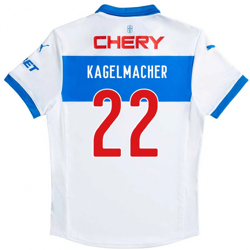 Danxen Herren Gary Kagelmacher #22 Königsblau Weiß Heimtrikot Trikot 2025/26 T-Shirt Schweiz