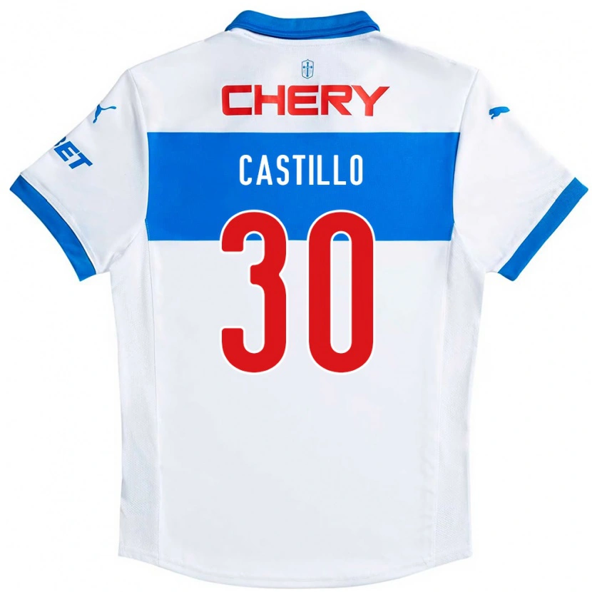 Danxen Herren Nicolas Castillo #30 Königsblau Weiß Heimtrikot Trikot 2025/26 T-Shirt Schweiz
