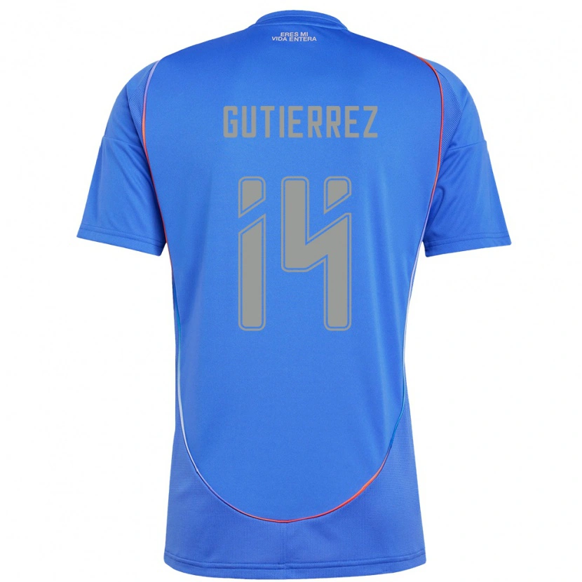 Danxen Herren Ana Gutiérrez #14 Himmelblau Heimtrikot Trikot 2025/26 T-Shirt Schweiz