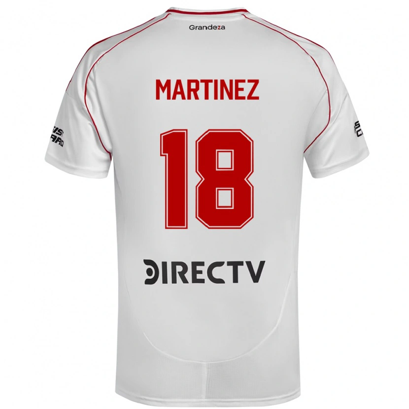 Danxen Herren Gonzalo Martínez #18 Weiß Rot Heimtrikot Trikot 2025/26 T-Shirt Schweiz
