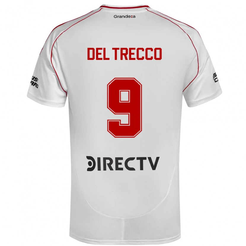 Danxen Herren Martina Del Trecco #9 Weiß Rot Heimtrikot Trikot 2025/26 T-Shirt Schweiz