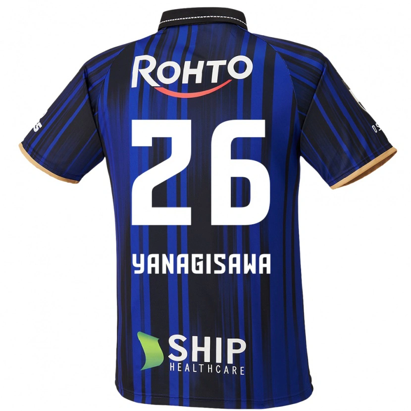 Danxen Herren Ko Yanagisawa #26 Weiß Blau Schwarz Heimtrikot Trikot 2025/26 T-Shirt Schweiz