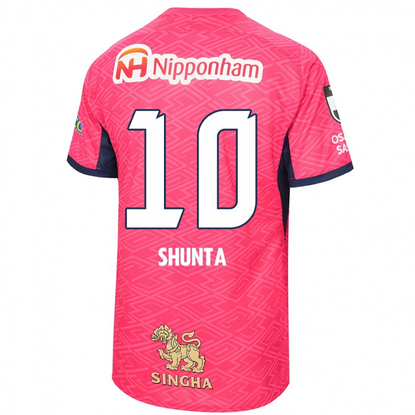 Danxen Herren Shunta Tanaka #10 Weiß Sakura Rosa Heimtrikot Trikot 2025/26 T-Shirt Schweiz