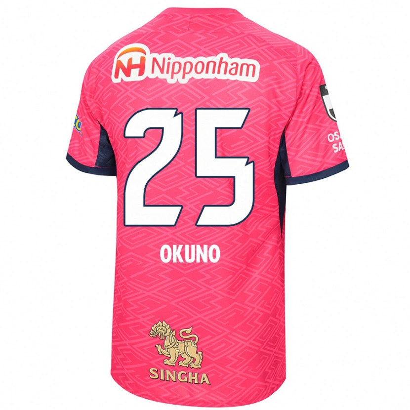 Danxen Herren Hiroaki Okuno #25 Weiß Sakura Rosa Heimtrikot Trikot 2025/26 T-Shirt Schweiz