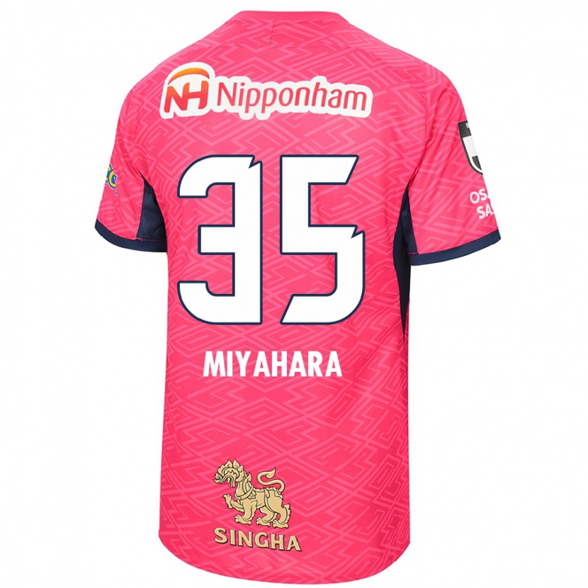 Danxen Herren Jinta Miyahara #35 Weiß Sakura Rosa Heimtrikot Trikot 2025/26 T-Shirt Schweiz