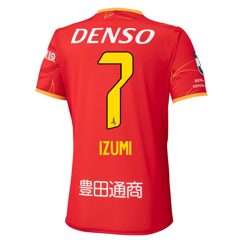 Danxen Herren Ryuji Izumi #7 Weiß Rot Heimtrikot Trikot 2025/26 T-Shirt Schweiz