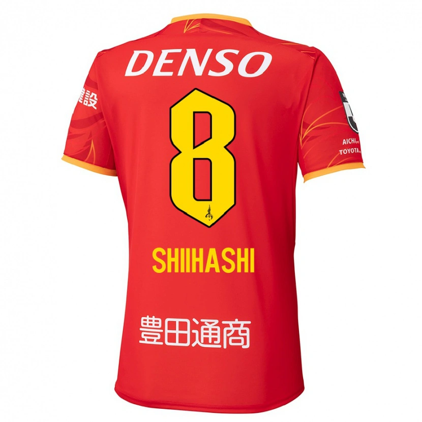 Danxen Herren Keiya Shiihashi #8 Weiß Rot Heimtrikot Trikot 2025/26 T-Shirt Schweiz
