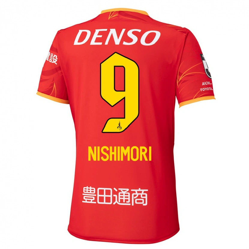 Danxen Herren Naoto Nishimori #9 Weiß Rot Heimtrikot Trikot 2025/26 T-Shirt Schweiz