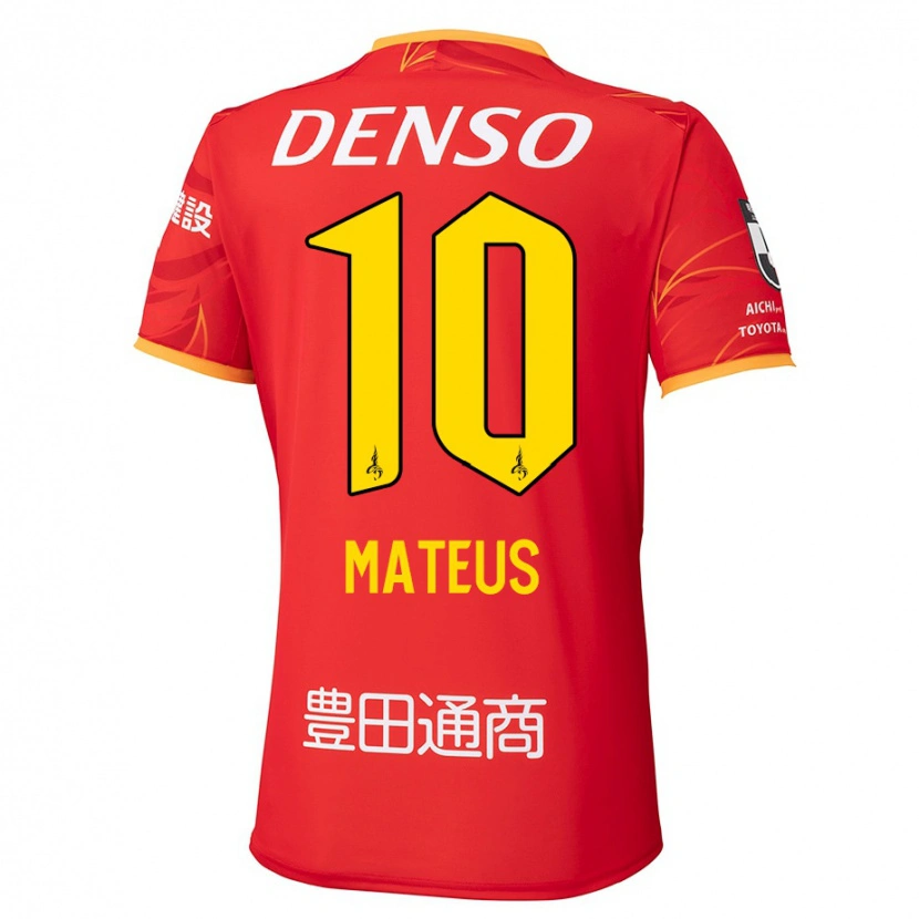 Danxen Herren Mateus #10 Weiß Rot Heimtrikot Trikot 2025/26 T-Shirt Schweiz