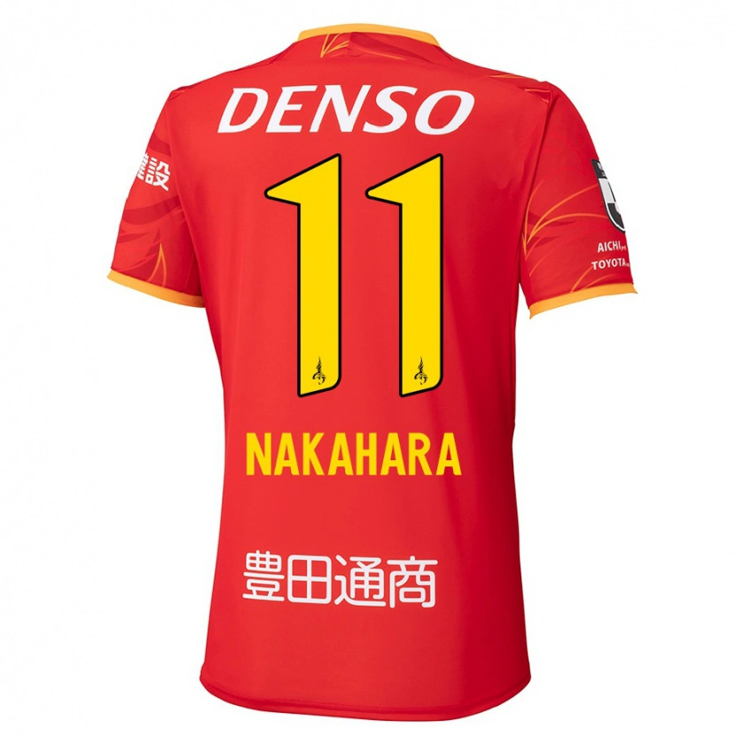 Danxen Herren Sora Nakahara #11 Rot Gelb Heimtrikot Trikot 2025/26 T-Shirt Schweiz