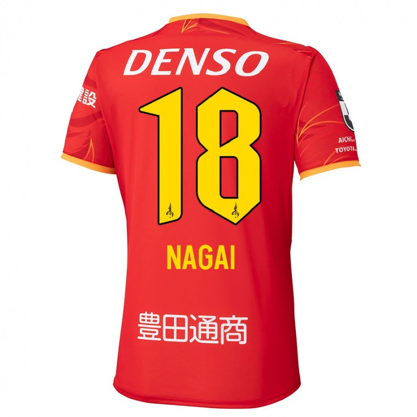 Danxen Herren Kensuke Nagai #18 Weiß Rot Heimtrikot Trikot 2025/26 T-Shirt Schweiz