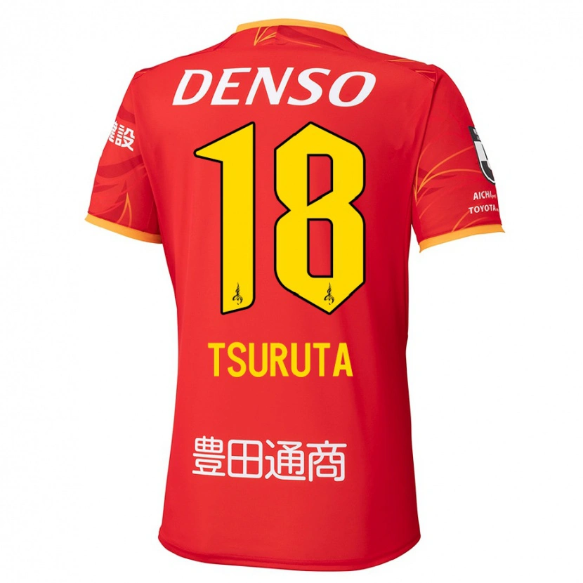Danxen Herren Shu Tsuruta #18 Weiß Rot Heimtrikot Trikot 2025/26 T-Shirt Schweiz