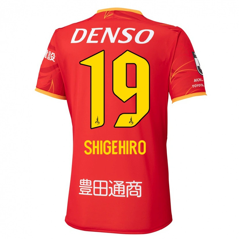 Danxen Herren Takuya Shigehiro #19 Weiß Rot Heimtrikot Trikot 2025/26 T-Shirt Schweiz