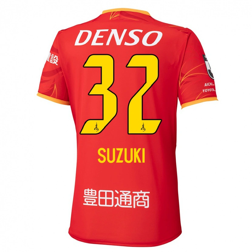 Danxen Herren Haruto Suzuki #32 Weiß Rot Heimtrikot Trikot 2025/26 T-Shirt Schweiz