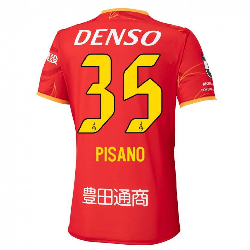 Danxen Herren Alexandre Pisano #35 Weiß Rot Heimtrikot Trikot 2025/26 T-Shirt Schweiz
