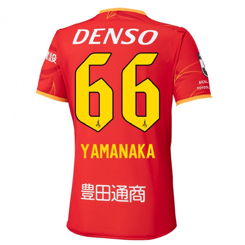Danxen Herren Ryosuke Yamanaka #66 Weiß Rot Heimtrikot Trikot 2025/26 T-Shirt Schweiz