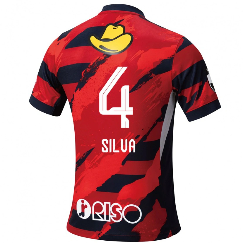 Danxen Herren Leo Silva #4 Weiß Schwarz Heimtrikot Trikot 2025/26 T-Shirt Schweiz
