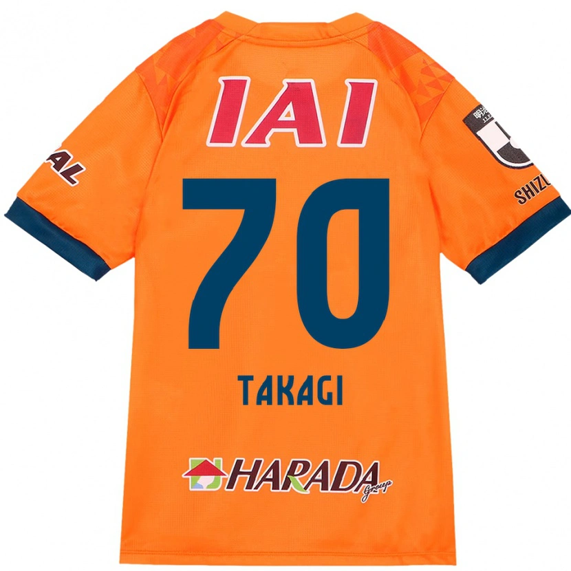 Danxen Herren Sen Takagi #70 Orange Rot Heimtrikot Trikot 2025/26 T-Shirt Schweiz