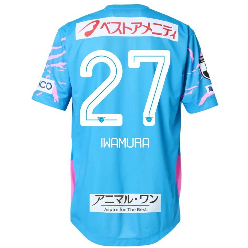 Danxen Herren Junnosuke Iwamura #27 Weiß Rosa Heimtrikot Trikot 2025/26 T-Shirt Schweiz