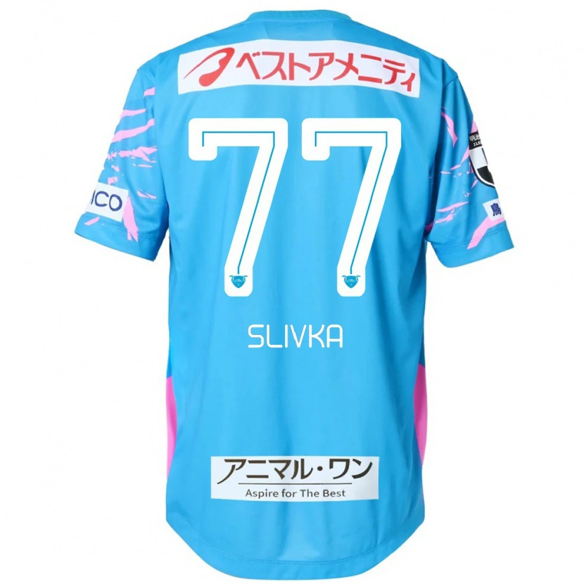 Danxen Herren Vykintas Slivka #77 Weiß Rosa Heimtrikot Trikot 2025/26 T-Shirt Schweiz