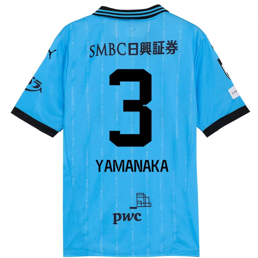 Danxen Herren Daiki Yamanaka #3 Himmelblau Schwarz Heimtrikot Trikot 2025/26 T-Shirt Schweiz