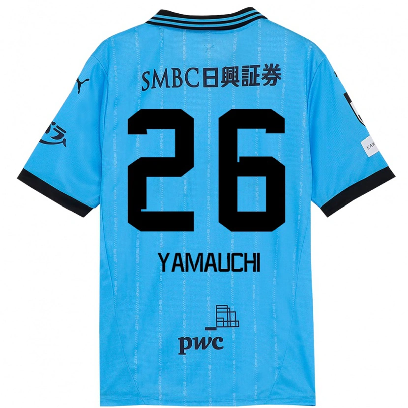 Danxen Herren Hinata Yamauchi #26 Weiß Himmelblau Heimtrikot Trikot 2025/26 T-Shirt Schweiz