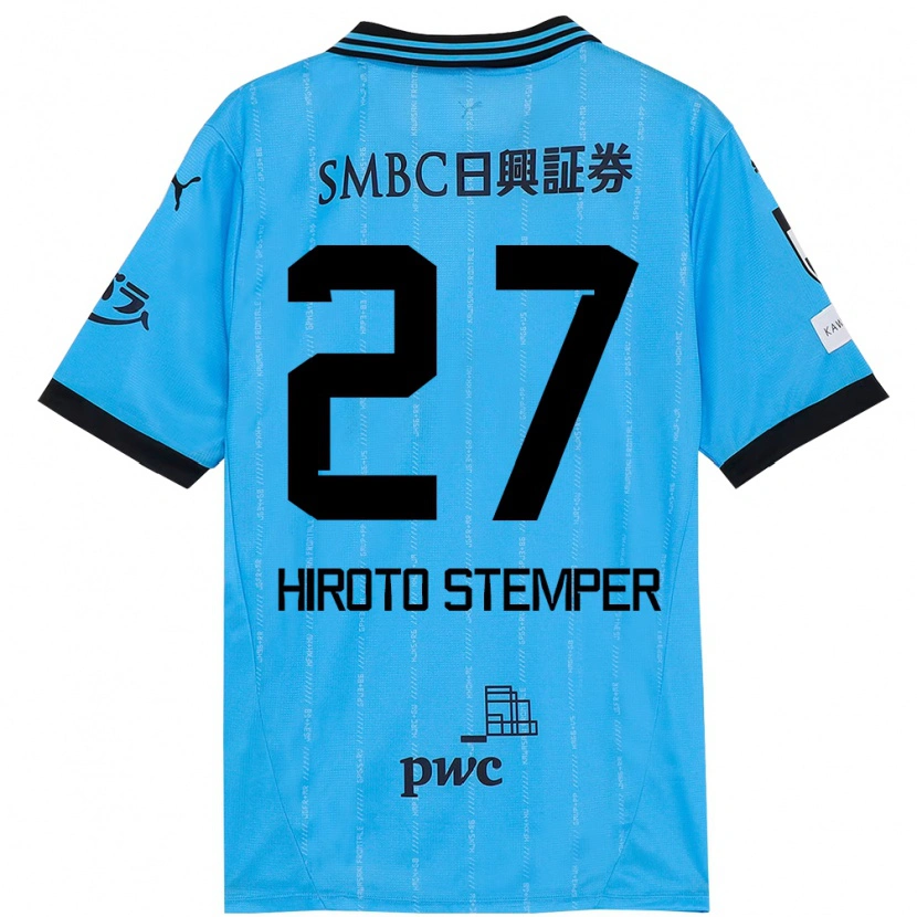 Danxen Herren Luka Hiroto Stemper #27 Weiß Himmelblau Heimtrikot Trikot 2025/26 T-Shirt Schweiz