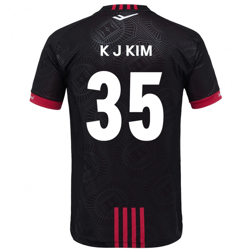 Danxen Herren Kang-Jun Kim #35 Weiß Schwarz Heimtrikot Trikot 2025/26 T-Shirt Schweiz