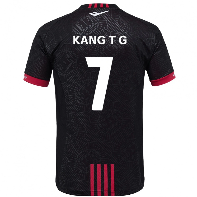 Danxen Herren Kang Tae-Gyeong #7 Weiß Schwarz Heimtrikot Trikot 2025/26 T-Shirt Schweiz