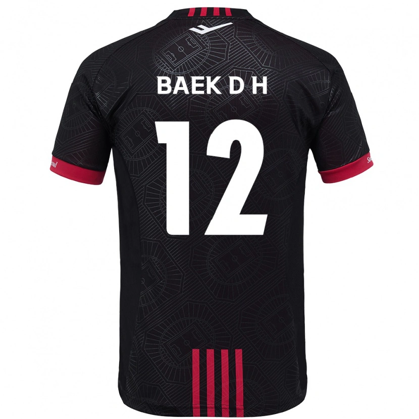 Danxen Herren Baek Do-Hye #12 Weiß Schwarz Heimtrikot Trikot 2025/26 T-Shirt Schweiz