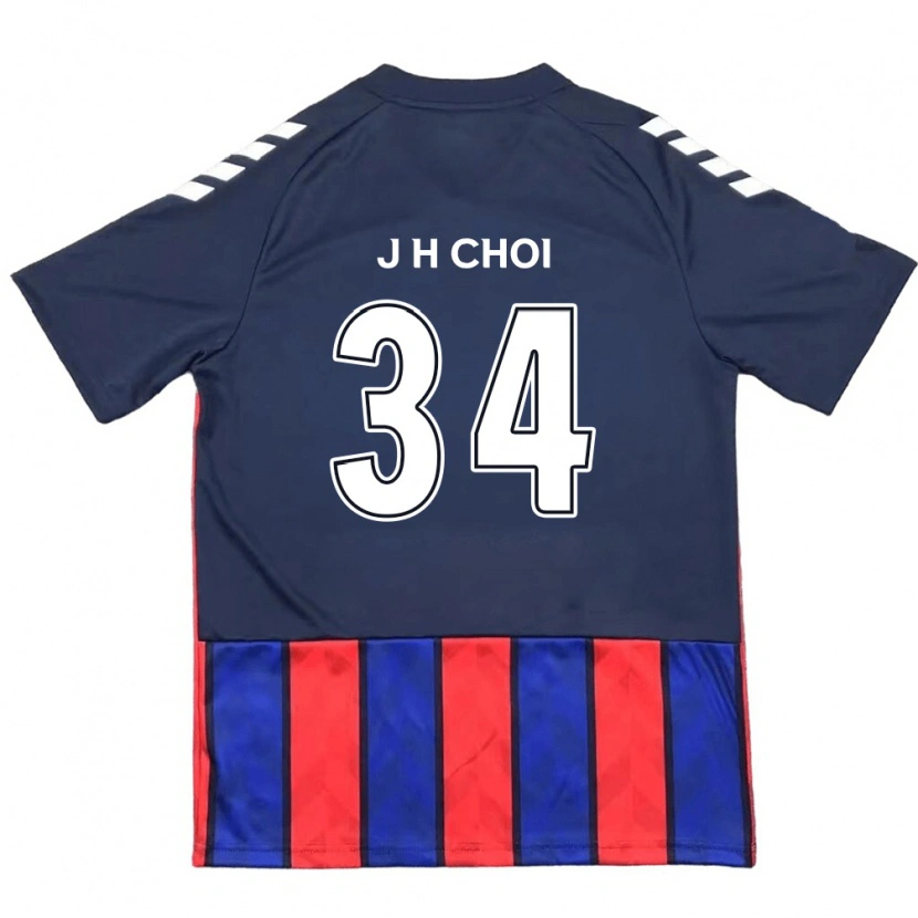 Danxen Herren Jin-Hyeok Choi #34 Königsblau Rot Heimtrikot Trikot 2025/26 T-Shirt Schweiz