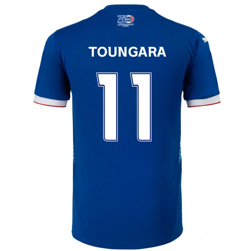 Danxen Herren Aboubacar Toungara #11 Weiß Königsblau Heimtrikot Trikot 2025/26 T-Shirt Schweiz