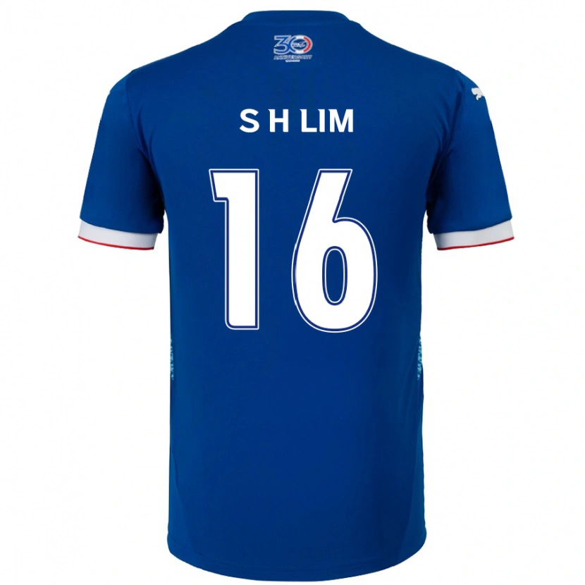 Danxen Herren Hyun-Sub Lim #16 Weiß Königsblau Heimtrikot Trikot 2025/26 T-Shirt Schweiz