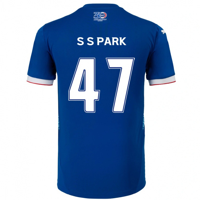 Danxen Herren Seung-Soo Park #47 Weiß Königsblau Heimtrikot Trikot 2025/26 T-Shirt Schweiz
