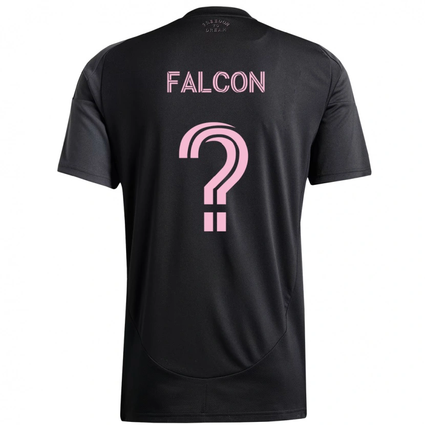 Danxen Herren Maximiliano Falcón #0 Schwarz Rosa Auswärtstrikot Trikot 2025/26 T-Shirt Schweiz