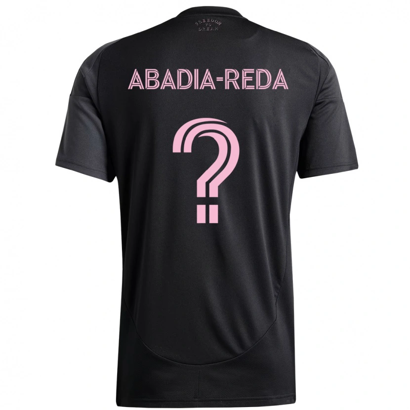 Danxen Herren Ezequiel Abadia-Reda #0 Schwarz Rosa Auswärtstrikot Trikot 2025/26 T-Shirt Schweiz