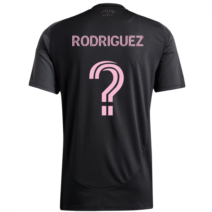 Danxen Herren Emerson Rodríguez #0 Schwarz Rosa Auswärtstrikot Trikot 2025/26 T-Shirt Schweiz