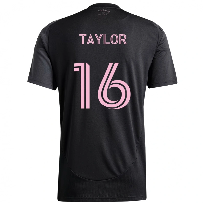 Danxen Herren Robert Taylor #16 Rosa Schwarz Auswärtstrikot Trikot 2025/26 T-Shirt Schweiz