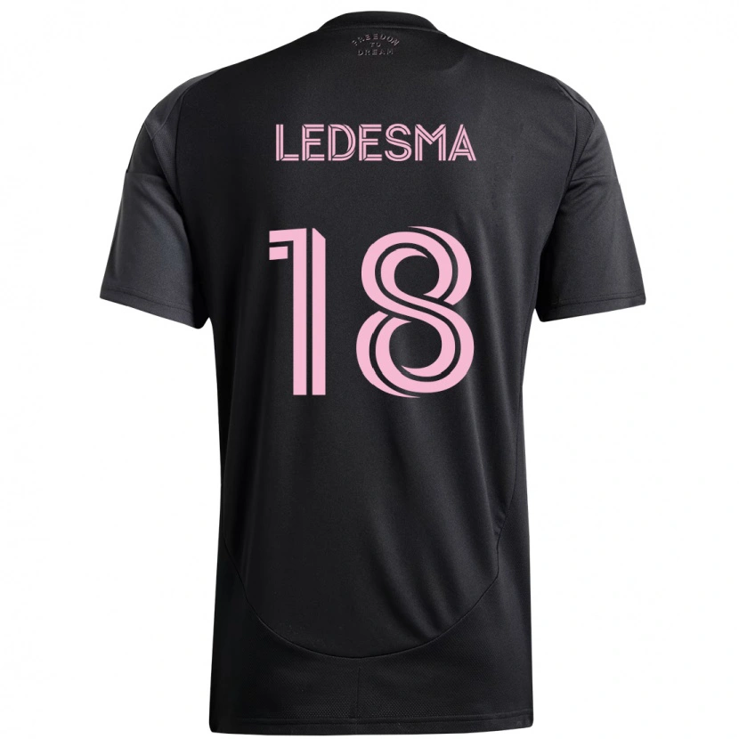 Danxen Herren Santiago Ledesma #18 Rosa Schwarz Auswärtstrikot Trikot 2025/26 T-Shirt Schweiz