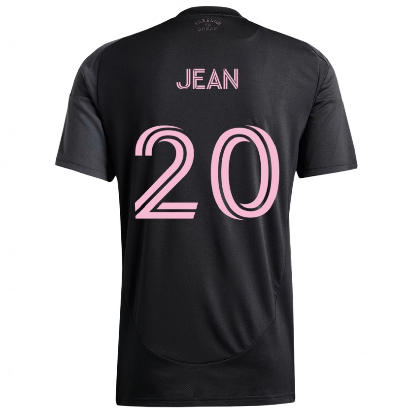 Danxen Herren Corentin Jean #20 Rosa Schwarz Auswärtstrikot Trikot 2025/26 T-Shirt Schweiz