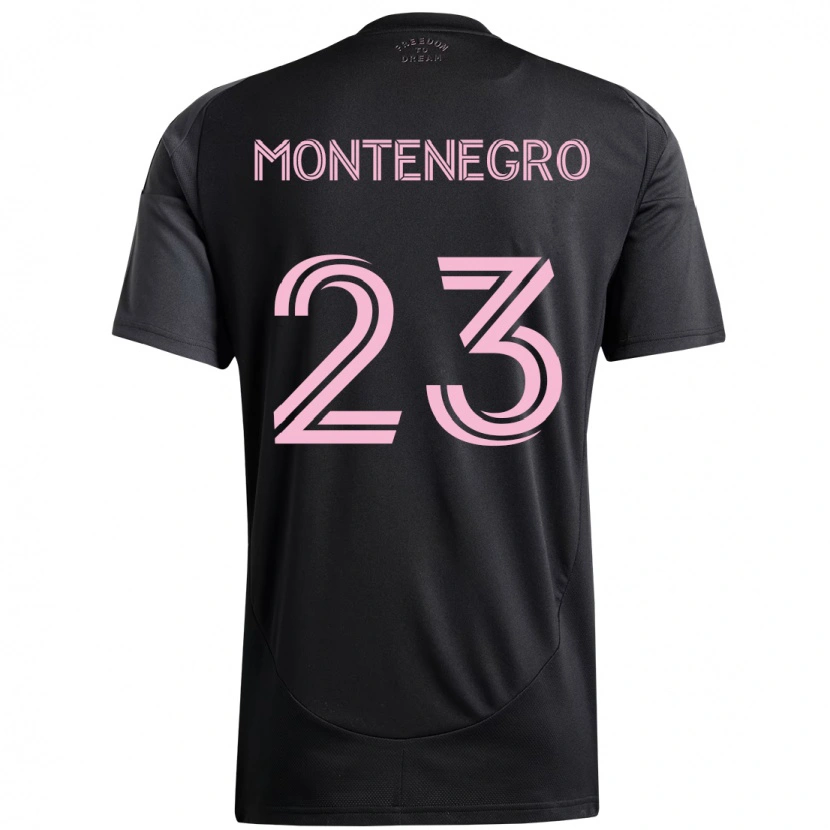 Danxen Herren Ricardo Montenegro #23 Rosa Schwarz Auswärtstrikot Trikot 2025/26 T-Shirt Schweiz