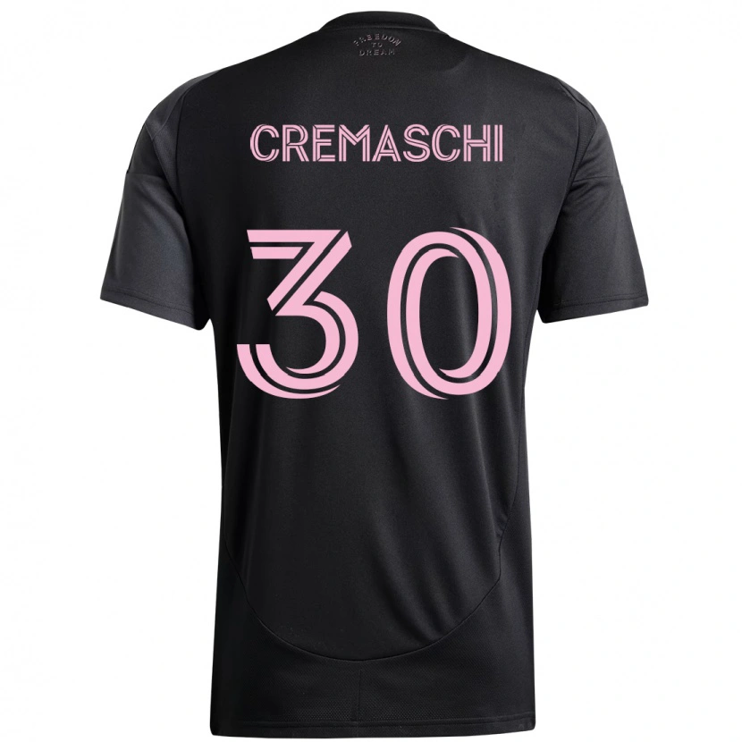 Danxen Herren Benja Cremaschi #30 Schwarz Rosa Auswärtstrikot Trikot 2025/26 T-Shirt Schweiz