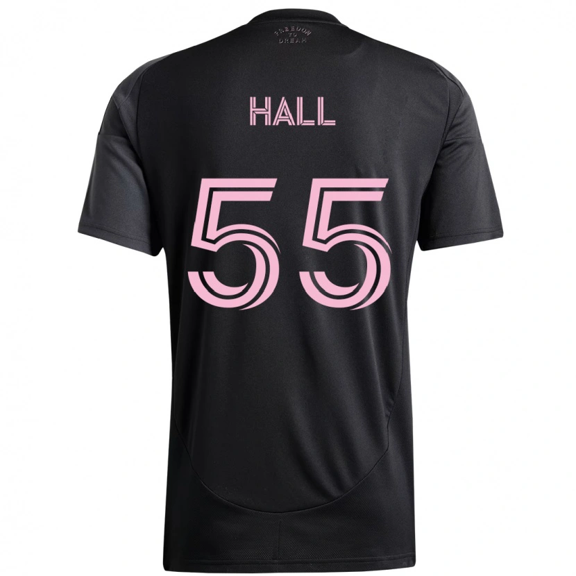 Danxen Herren Tyler Hall #55 Rosa Schwarz Auswärtstrikot Trikot 2025/26 T-Shirt Schweiz