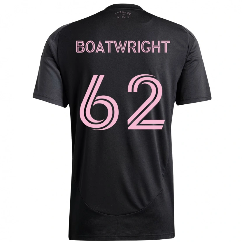Danxen Herren Israel Boatwright #62 Rosa Schwarz Auswärtstrikot Trikot 2025/26 T-Shirt Schweiz