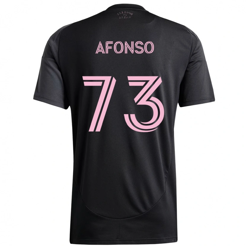 Danxen Herren Leo Afonso #73 Schwarz Rosa Auswärtstrikot Trikot 2025/26 T-Shirt Schweiz