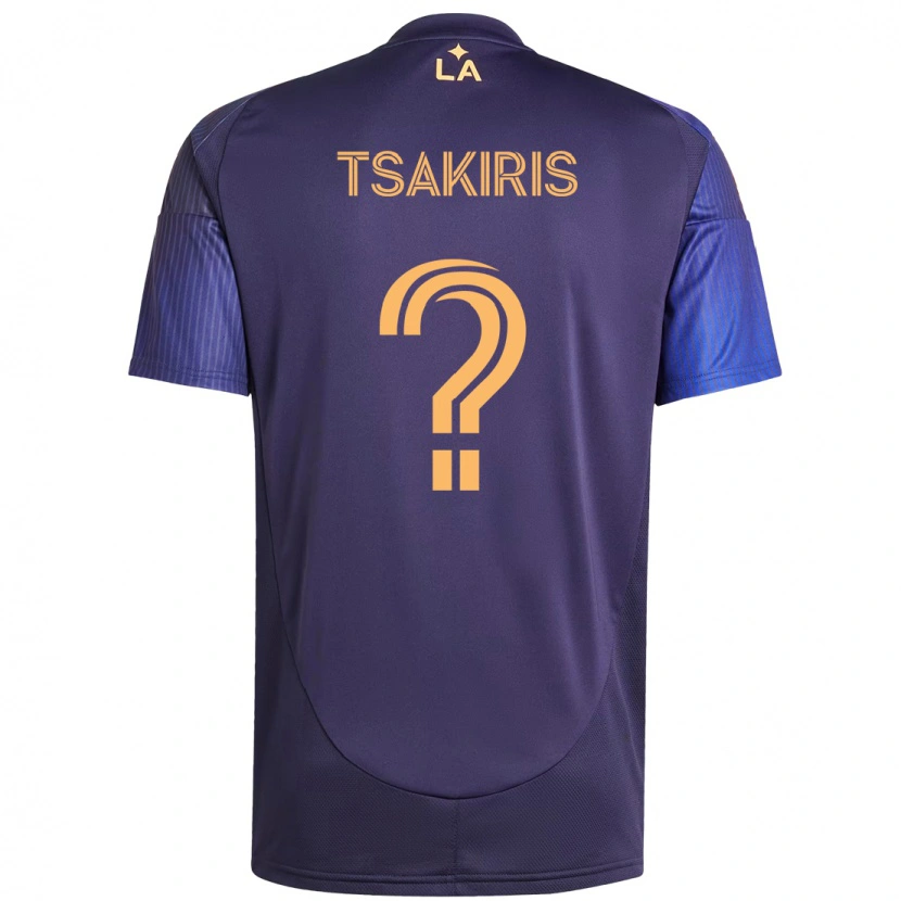 Danxen Herren Mateo Tsakiris #0 Weiß Gelb Auswärtstrikot Trikot 2025/26 T-Shirt Schweiz