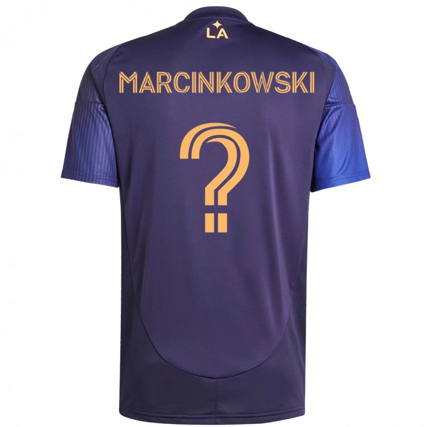 Danxen Herren Jt Marcinkowski #0 Lila Blau Auswärtstrikot Trikot 2025/26 T-Shirt Schweiz